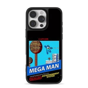 Mega Man Capcom Nintendo NES art Phone Case for iPhone 11-17 & Samsung Galaxy S24-S26