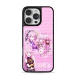 Megurine Luka pink anime collage Phone Case for iPhone 11-17 & Samsung Galaxy S24-S26