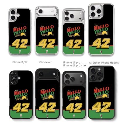 Mello Yello 42 race sunset mountain Chris Brown Phone Case Black Electroplated Silver For Iphone 11 To 17