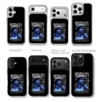 Mentality David death 2023 Chris Brown Phone Case Black Electroplated Silver For Iphone 11 To 17
