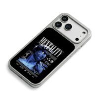 Mentality David death 2023 iPhone 17 Pro Max Electroplated Silver Case2