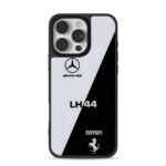 Mercedes AMG LH44 Ferrari livery iPhone 16 Pro Max Black Case