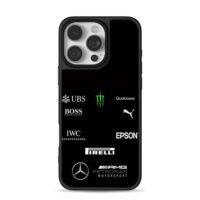 Mercedes AMG Petronas brand logos Phone Case for iPhone 11-17 & Samsung Galaxy S24-S26