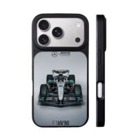 Mercedes AMG Petronas F1 W16 car iPhone 17 Pro Max Black Case