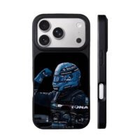 Mercedes F1 racer celebrating car iPhone 17 Pro Max Black Case