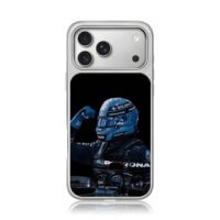 Mercedes F1 racer celebrating car iPhone 17 Pro Max Electroplated Silver Case1