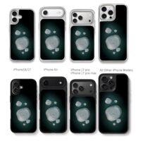 Mercedes logo water bubbles teal bg Chris Brown Phone Case Black Electroplated Silver For Iphone 11 To 17