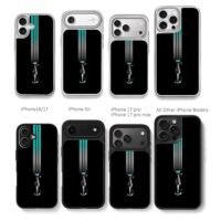 Mercedes Petronas F1 car top view Chris Brown Phone Case Black Electroplated Silver For Iphone 11 To 17