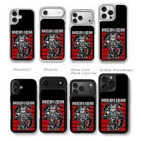 Meruem HxH repeat text anime art Chris Brown Phone Case Black Electroplated Silver For Iphone 11 To 17