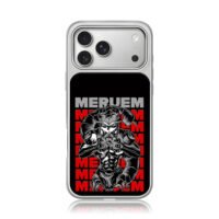 Meruem HxH repeat text anime art iPhone 17 Pro Max Electroplated Silver Case1