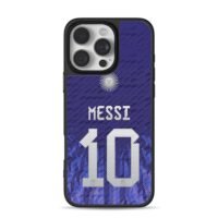 Messi 10 Argentina sun jersey print iPhone 16 Pro Max Black Case