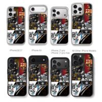 Messi 10 FC Barcelona Argentina art Chris Brown Phone Case Black Electroplated Silver For Iphone 11 To 17