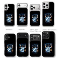 Messi Argentina 2022 World Cup art Chris Brown Phone Case Black Electroplated Silver For Iphone 11 To 17