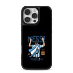 Messi Argentina 2022 World Cup art iPhone 16 Pro Max Black Case