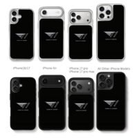 Metallic T1 League of Legends Logo Chris Brown Phone Case Black Electroplated Silver For Iphone 11 To 17