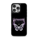 Metamorph purple smoke butterfly Phone Case for iPhone 11-17 & Samsung Galaxy S24-S26