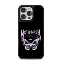 Metamorph purple smoke butterfly Phone Case for iPhone 11-17 & Samsung Galaxy S24-S26