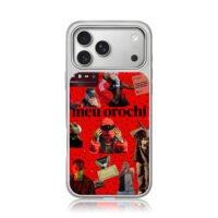 Meu Orochi hip hop red spotify rap art iPhone 17 Pro Max Electroplated Silver Case1