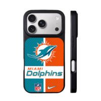 Miami Dolphins NFL Nike team logo iPhone 17 Pro Max Black Case