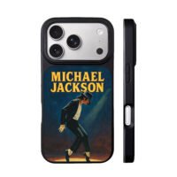 Michael Jackson moonwalk on stage iPhone 17 Pro Max Black Case