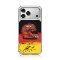 Michael Schumacher F1 Marlboro art iPhone 17 Pro Max Electroplated Silver Case1