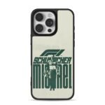 Michael Schumacher F1 racer art Phone Case for iPhone 11-17 & Samsung Galaxy S24-S26