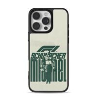 Michael Schumacher F1 racer art Phone Case for iPhone 11-17 & Samsung Galaxy S24-S26