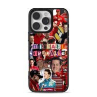 Michael Schumacher F1 racer collage Phone Case for iPhone 11-17 & Samsung Galaxy S24-S26