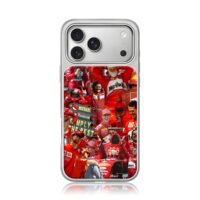 Michael Schumacher Ferrari F1 iPhone 17 Pro Max Electroplated Silver Case1