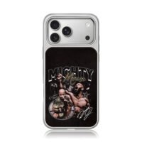 Mighty Mouse DJ Johnson UFC champ iPhone 17 Pro Max Electroplated Silver Case1