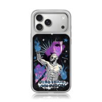 Mighty Mouse Johnson boxing win iPhone 17 Pro Max Electroplated Silver Case1