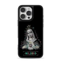 Milagro graffiti sacred heart nun iPhone 16 Pro Max Black Case