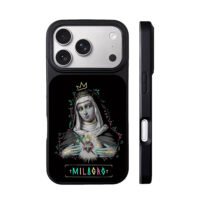 Milagro graffiti sacred heart nun iPhone 17 Pro Max Black Case