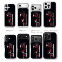 Miles Morales Spider Man profile Chris Brown Phone Case Black Electroplated Silver For Iphone 11 To 17
