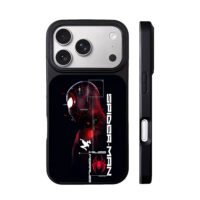 Miles Morales Spider Man profile iPhone 17 Pro Max Black Case