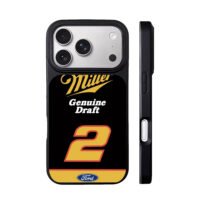 Miller Genuine Draft 2 Ford logo iPhone 17 Pro Max Black Case