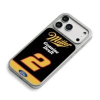 Miller Genuine Draft 2 Ford logo iPhone 17 Pro Max Electroplated Silver Case2