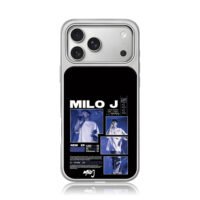 Milo J Argentine trap stage poster iPhone 17 Pro Max Electroplated Silver Case1