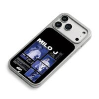 Milo J Argentine trap stage poster iPhone 17 Pro Max Electroplated Silver Case2
