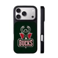 Milwaukee Bucks NBA deer head logo iPhone 17 Pro Max Black Case