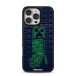 Minecraft Creeper text art TNT boom Phone Case for iPhone 11-17 & Samsung Galaxy S24-S26