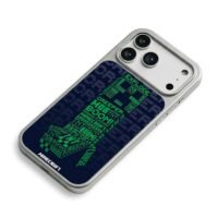 Minecraft Creeper text art TNT boom Phone Case for iPhone 11-17 & Samsung Galaxy S24-S26 - Image 5