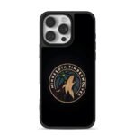 Minnesota Timberwolves wolf logo iPhone 16 Pro Max Black Case