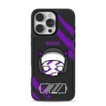 Miraebi cartoon purple avatar iPhone 16 Pro Max Black Case