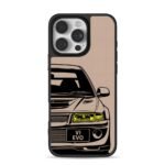 Mitsubishi EVO VI sports car art iPhone 16 Pro Max Black Case