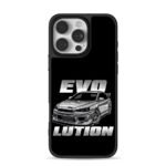 Mitsubishi Lancer Evo EVO LUTION iPhone 16 Pro Max Black Case
