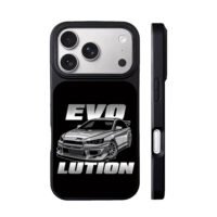 Mitsubishi Lancer Evo EVO LUTION iPhone 17 Pro Max Black Case