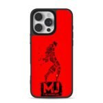 MJ The Musical lyric art dancer red iPhone 16 Pro Max Black Case