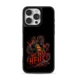 MK Scorpion Get Over Here chains iPhone 16 Pro Max Black Case