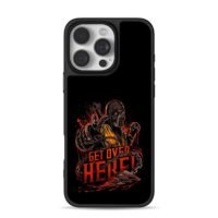 MK Scorpion Get Over Here chains iPhone 16 Pro Max Black Case